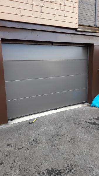 pose porte de garage